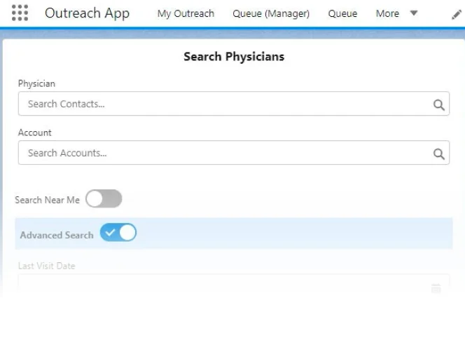 Physician Outreach App for Hospital System
